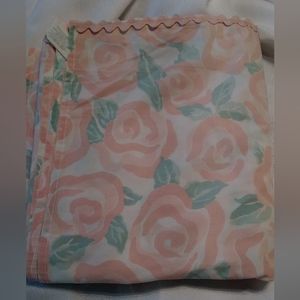 CLEARANCE Lady Pepperell Vintage Floral Full Flat Sheet